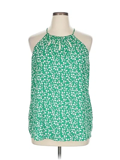 Pre-owned Unbranded Sleeveless Blouse In Green