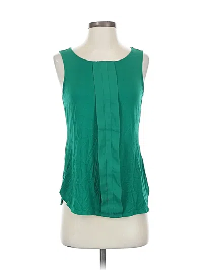 Pre-owned Unbranded Sleeveless Blouse In Green