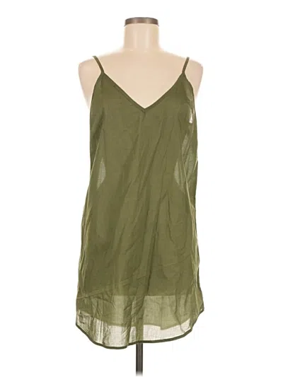 Pre-owned Unbranded Sleeveless Blouse In Green