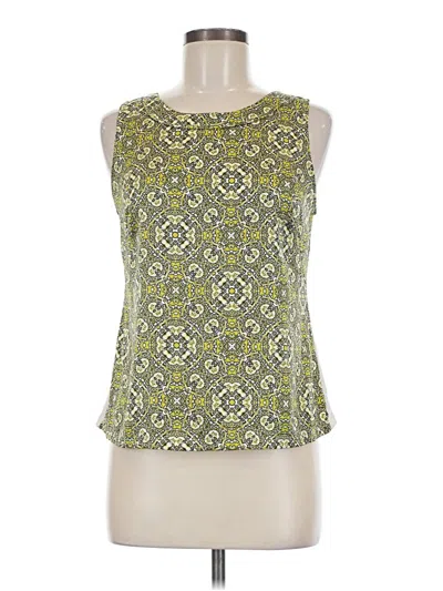 Pre-owned Unbranded Sleeveless Blouse In Green