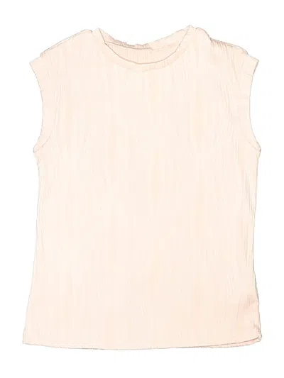 Pre-owned Unbranded Kids' Sleeveless Blouse In Ivory