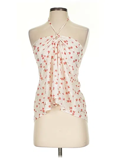 Pre-owned Unbranded Sleeveless Blouse In Ivory
