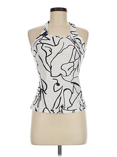 Pre-owned Unbranded Sleeveless Blouse In Ivory