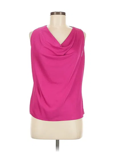 Pre-owned Unbranded Sleeveless Blouse In Pink