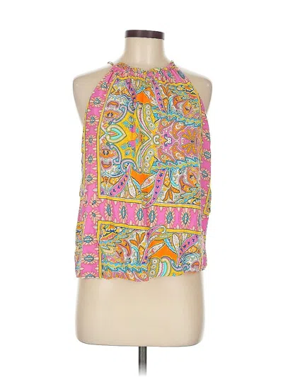 Pre-owned Unbranded Sleeveless Blouse In Pink