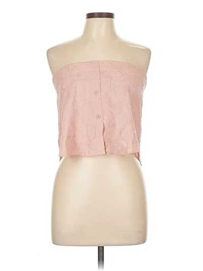 Pre-owned Unbranded Sleeveless Blouse In Pink