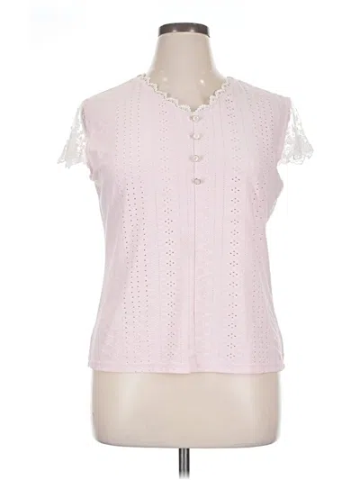 Pre-owned Unbranded Sleeveless Blouse In Pink
