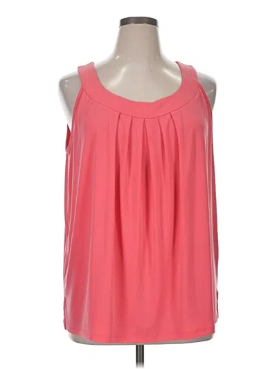 Pre-owned Unbranded Sleeveless Blouse In Pink