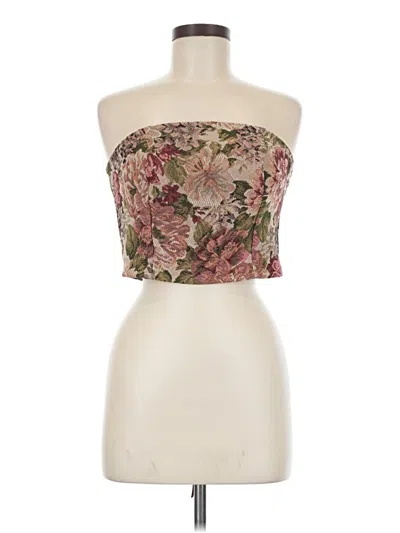 Pre-owned Unbranded Sleeveless Blouse In Pink