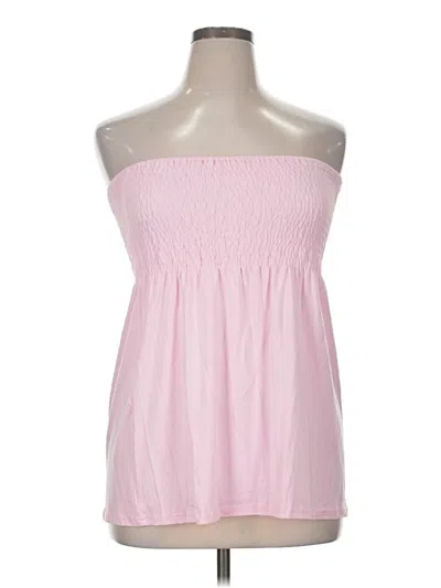 Pre-owned Unbranded Sleeveless Blouse In Pink