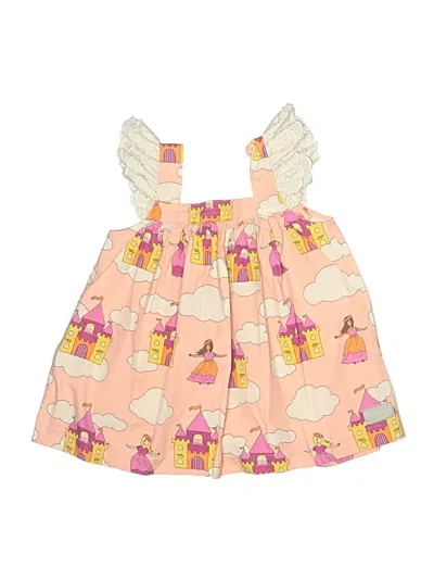 Pre-owned Unbranded Kids' Sleeveless Blouse In Pink