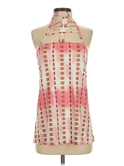 Pre-owned Unbranded Sleeveless Blouse In Pink