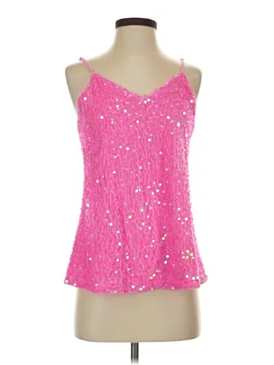 Pre-owned Unbranded Sleeveless Blouse In Pink
