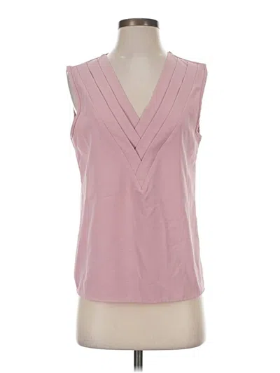 Pre-owned Unbranded Sleeveless Blouse In Pink