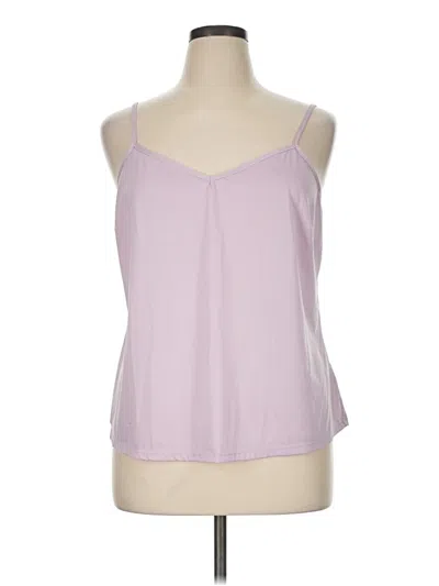 Pre-owned Unbranded Sleeveless Blouse In Purple