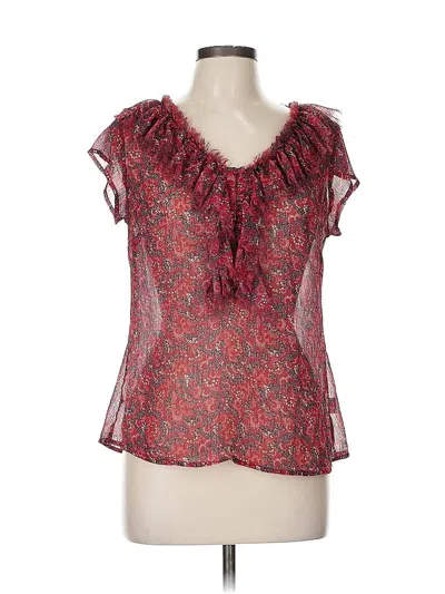 Pre-owned Unbranded Sleeveless Blouse In Red