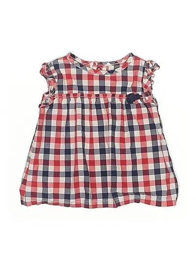 Pre-owned Unbranded Kids' Sleeveless Blouse In Red