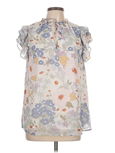 Pre-owned Unbranded Sleeveless Blouse In Silver