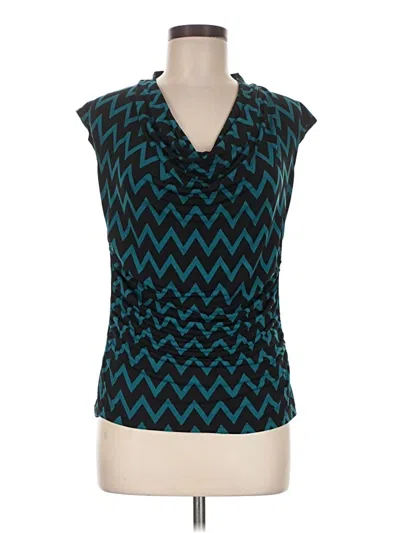 Pre-owned Unbranded Sleeveless Blouse In Teal