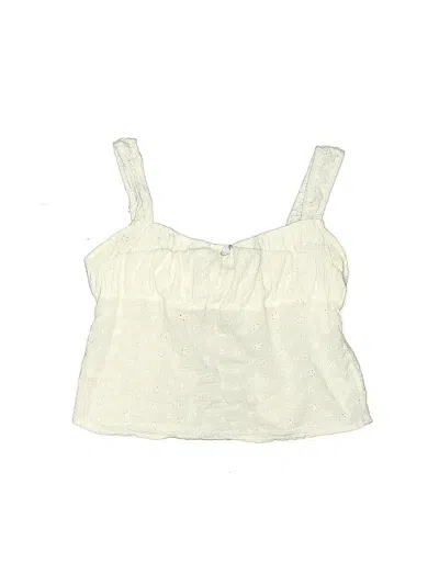 Pre-owned Unbranded Kids' Sleeveless Blouse In White