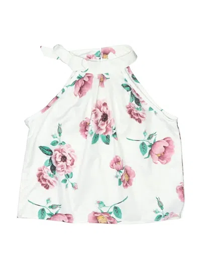 Pre-owned Unbranded Kids' Sleeveless Blouse In White