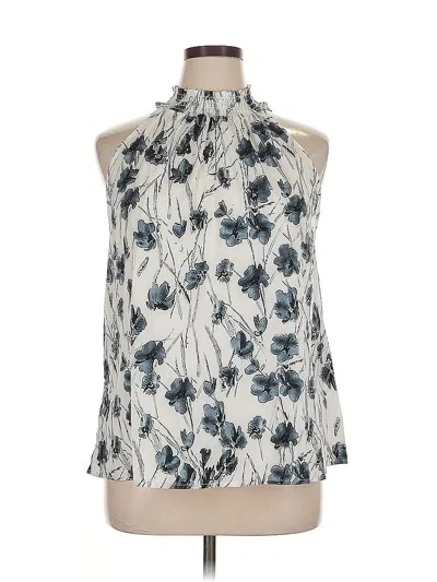 Pre-owned Unbranded Sleeveless Blouse In White