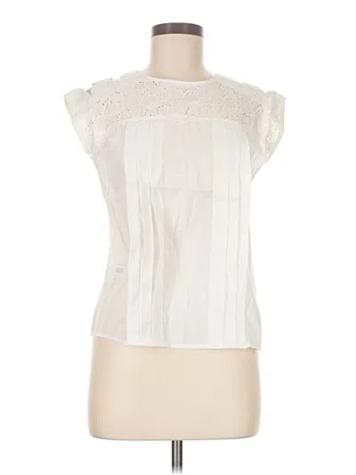 Pre-owned Unbranded Sleeveless Blouse In White