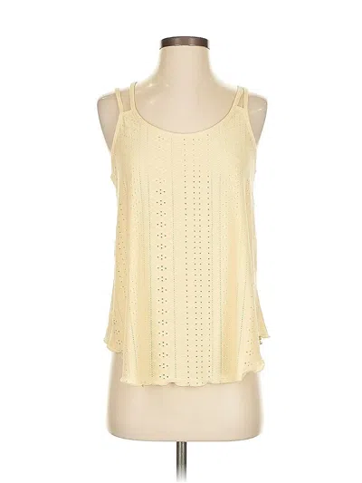 Pre-owned Unbranded Sleeveless Blouse In Yellow