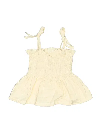 Pre-owned Unbranded Kids' Sleeveless Blouse In Yellow