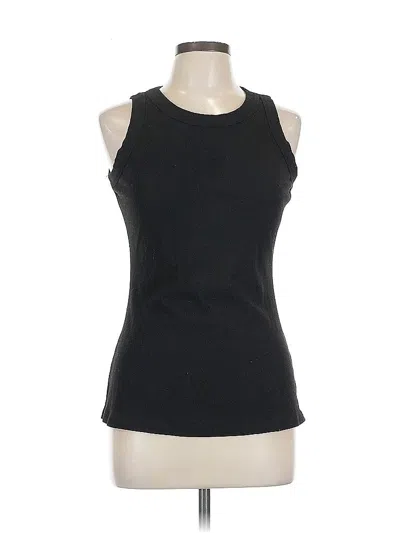 Pre-owned Unbranded Sleeveless T-shirt In Black