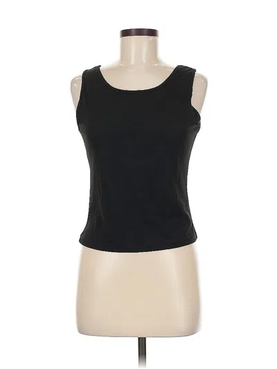 Pre-owned Unbranded Sleeveless T-shirt In Black