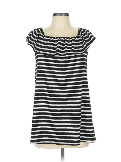 Pre-owned Unbranded Sleeveless T-shirt In Black