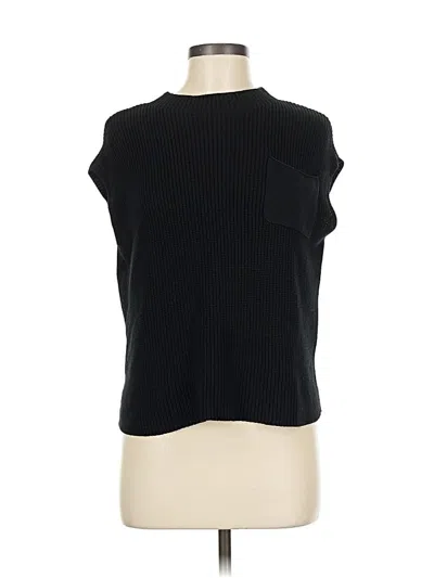 Pre-owned Unbranded Sleeveless T-shirt In Black