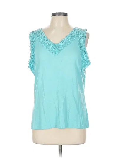 Pre-owned Unbranded Sleeveless T-shirt In Blue