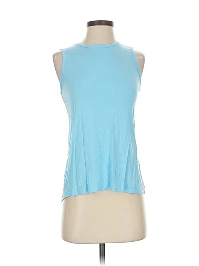 Pre-owned Unbranded Sleeveless T-shirt In Blue