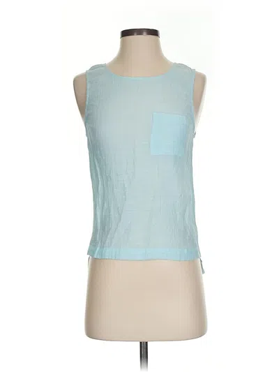 Pre-owned Unbranded Sleeveless T-shirt In Blue
