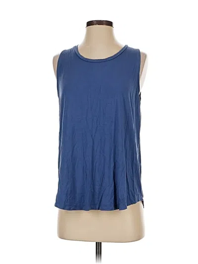 Pre-owned Unbranded Sleeveless T-shirt In Blue