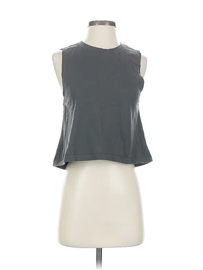 Pre-owned Unbranded Sleeveless T-shirt In Gray