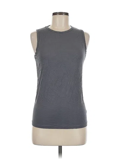 Pre-owned Unbranded Sleeveless T-shirt In Gray