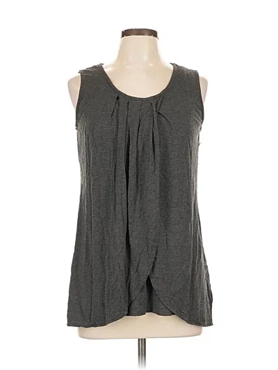 Pre-owned Unbranded Sleeveless T-shirt In Gray