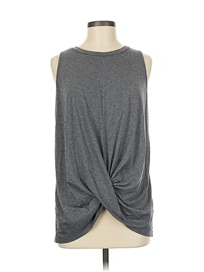 Pre-owned Unbranded Sleeveless T-shirt In Gray