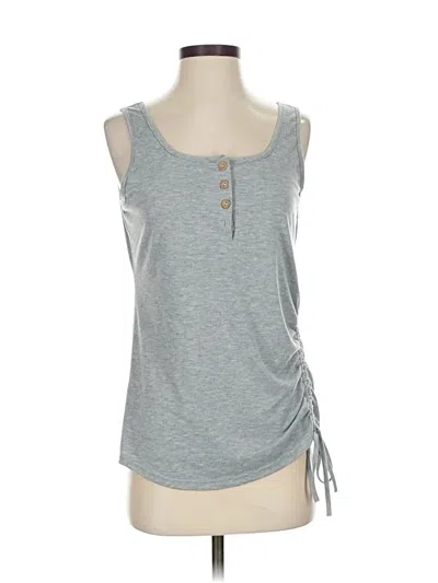 Pre-owned Unbranded Sleeveless T-shirt In Gray
