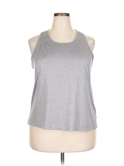Pre-owned Unbranded Sleeveless T-shirt In Gray