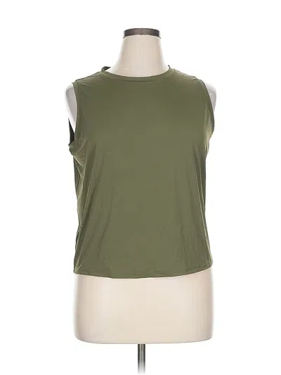 Pre-owned Unbranded Sleeveless T-shirt In Green
