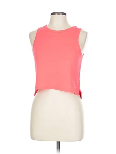 Pre-owned Unbranded Sleeveless T-shirt In Orange