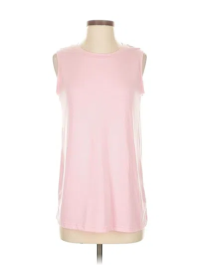 Pre-owned Unbranded Sleeveless T-shirt In Pink