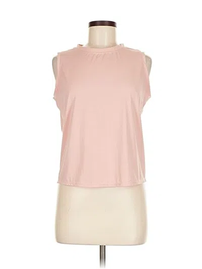 Pre-owned Unbranded Sleeveless T-shirt In Pink