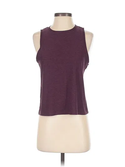 Pre-owned Unbranded Sleeveless T-shirt In Purple