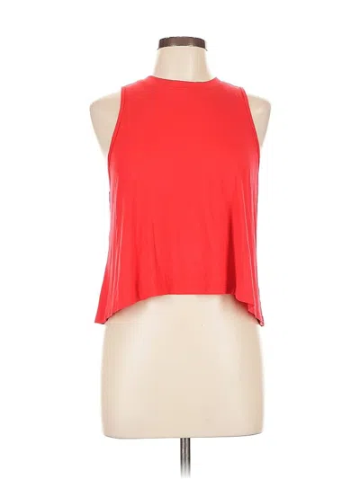 Pre-owned Unbranded Sleeveless T-shirt In Red