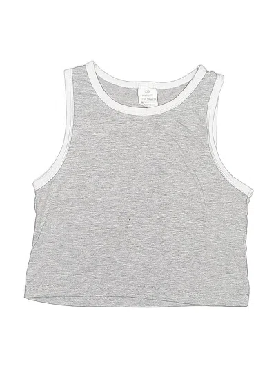 Pre-owned Unbranded Kids' Sleeveless T-shirt In Silver